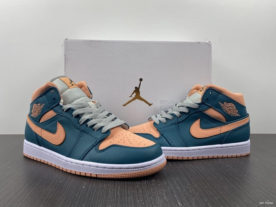 1 Jordan Green Mid - BQ6472-308 (W) Teal Dark 0429